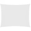 Image de Voile de parasol tissu oxford rectangulaire 3x4 m blanc