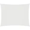Image de vidaXL Voile de Parasol Voile d'Ombrage Ecran Solaire de Jardin Store de Patio Terrasse Balcon Extérieur Tissu Oxford Rectangulaire 3x5 m Blanc