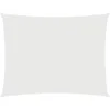 Image de vidaXL Voile de Parasol Voile d'Ombrage Ecran Solaire de Jardin Store de Patio Terrasse Balcon Extérieur Tissu Oxford Rectangulaire 3x6 m Blanc