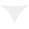 Image de Voile de parasol tissu oxford triangulaire 3,5x3,5x4,9 m blanc