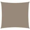 Image de Voile de parasol tissu oxford carré 2,5x2,5 m taupe
