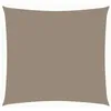 Image de Voile de parasol tissu oxford carré 3x3 m taupe