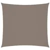 Image de Voile de parasol tissu oxford carré 4x4 m taupe