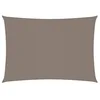 Image de Voile de parasol tissu oxford rectangulaire 2x4,5 m taupe