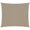 Image de vidaXL Zonnescherm rechthoekig 2,5x3 m oxford stof taupe