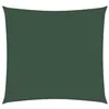 Image de Red Cup Living vidaXL Voile d'ombrage carré en tissu Oxford 4,5 x 4,5 m Vert foncé