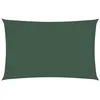 Image de vidaXL Voile de Parasol Voile d'Ombrage Ecran Solaire de Jardin Store de Patio Terrasse Balcon Extérieur Tissu Oxford Rectangulaire 2x5 m Vert Foncé