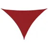 Image de Red Cup Living vidaXL Voile d'ombrage triangulaire en tissu Oxford 4 x 4 x 5,8 m Vert foncé