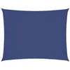 Image de Red Cup Living vidaXL Voile d'ombrage rectangulaire en tissu Oxford 3,5 x 4,5 m Bleu