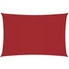 Image de vidaXL Voile de Parasol Voile d'Ombrage Ecran Solaire de Jardin Store de Patio Terrasse Balcon Extérieur Tissu Oxford Rectangulaire 2x4 m Rouge
