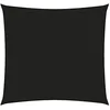 Image de Red Cup Living vidaXL Voile d'ombrage en tissu Oxford carré Noir 4 x 4 m
