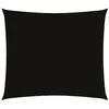 Image de Red Cup Living vidaXL Voile d'ombrage rectangulaire en tissu Oxford Noir 2,5 x 3 m