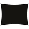 Image de Red Cup Living vidaXL Voile d'ombrage rectangulaire en tissu Oxford Noir 2,5 x 4 m