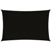 Image de Red Cup Living VidaXL Voile d'ombrage rectangulaire en tissu Oxford Noir 2,5 x 5 m