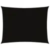 Image de Red Cup Living vidaXL Voile d'ombrage rectangulaire en tissu Oxford Noir 3 x 4 m