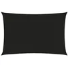 Image de Red Cup Living vidaXL Voile d'ombrage rectangulaire en tissu Oxford Noir 3 x 5 m
