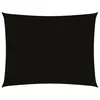 Image de Red Cup Living vidaXL Voile d'ombrage rectangulaire en tissu Oxford Noir 4 x 5 m