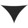 Image de Red Cup Living vidaXL Voile d'ombrage triangulaire en tissu Oxford Noir 4 x 4 x 5,8 m