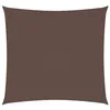 Image de Red Cup Living vidaXL Voile d'ombrage en tissu Oxford carré Marron 3,6 x 3,6 m