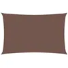 Image de vidaXL Zonnescherm rechthoekig 2x5 m oxford stof bruin
