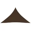 Image de Red Cup Living vidaXL Voile d'ombrage en tissu Oxford triangulaire 3,5 x 3,5 x 4,9 m Marron