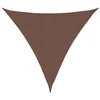 Image de Red Cup Living vidaXL Voile d'ombrage en tissu Oxford triangulaire 4,5 x 4,5 x 4,5 m Marron