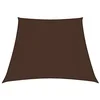 Image de Red Cup Living vidaXL Voile d'ombrage en tissu Oxford Trapèze Marron 3/4 x 2 m
