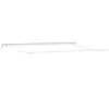 Image de vidaXL Cadre d'auvent Blanc 450 × 300 cm Aluminium, Auvent Rétractable, Structure Aluminium Resistante, Ombre de Jardin, Protection Solaire, Couverture Terrasse