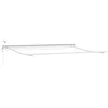 Image de vidaXL Cadre d'auvent Blanc 450 × 300 cm Aluminium, Structure en Aluminium pour abri extérieur, Cadre Moderne de pergola, Couverture Durable avec auvent rétractable