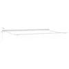 Image de vidaXL Cadre d'auvent Blanc 600 × 350 cm Aluminium, Structure en Aluminium pour abri extérieur, Cadre Moderne de pergola, Couverture Durable avec auvent rétractable