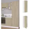 Image de vidaXL Armoire de réfrigérateur Chêne sonoma Bois d’ingénierie