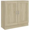 Image de vidaXL Bibliothèque, Meuble de Rangement avec Compartiment, Armoire à Livres Salon Salle de Séjour Intérieur, Chêne Sonoma Bois d’Ingénierie