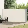 Image de vidaXL Auvent latéral rétractable de patio 170x1200 cm Crème