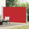 Image de vidaXL Auvent latéral rétractable de patio 180x300 cm Rouge