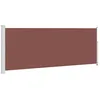 Image de vidaXL Auvent Latéral Rétractable de Patio Ecran de Jardin Ecran d'Intimité Terrasse Balcon Extérieur Résistance aux UV 180x500 cm Marron