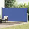 Image de vidaXL Auvent latéral rétractable de patio 180x500 cm Bleu