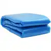 Image de vidaXL Couverture de piscine rectangulaire 600x400 cm PE Bleu