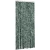Image de vidaXL Moustiquaire Vert et Blanc 90x220 cm Chenille