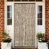 Image de vidaXL Moustiquaire Beige et marron 90x220 cm Chenille