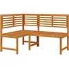 Image de Banc d angle de jardin 140 cm Bois solide d acacia