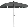Image de vidaXL Parasol de plage anthracite 200x125 cm