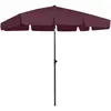 Image de vidaXL Parasol de plage rouge bordeaux 200x125 cm