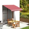 Image de vidaXL Tissu de remplacement pour auvent Bordeaux rouge 3x2,5 m