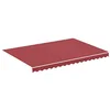 Image de Tissu de remplacement pour auvent Bordeaux rouge 3,5x2,5 m