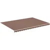 Image de Tissu de remplacement pour auvent Marron 5x3,5 m