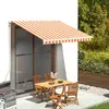 Image de vidaXL Tissu de remplacement pour auvent Jaune et orange 3,5x2,5 m