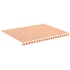 Image de Tissu de remplacement pour auvent Jaune et orange 4,5x3,5 m