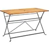 Image de vidaXL Table pliable de jardin 120x70x74 cm Bois d'acacia massif