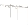 Image de vidaXL Pergola de Jardin Arche de Jardin Tonnelle de Patio Plantes Grimpantes Arche de Terrasse Extérieur Marron Antique 6x3x2,5 m Fer Forgé