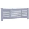 Image de vidaXL Cache-radiateur, Couvercle de Radiateur, Housse de Radiateur Salon Chambre Salle de Séjour Maison Intérieur, MDF Gris 205 cm